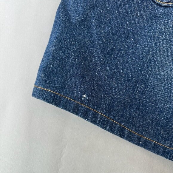 Levi's Shorts Womens Sz 44 569 Loose Straight Boyfriend 4" Jean Denim Blue - Picture 4 of 7